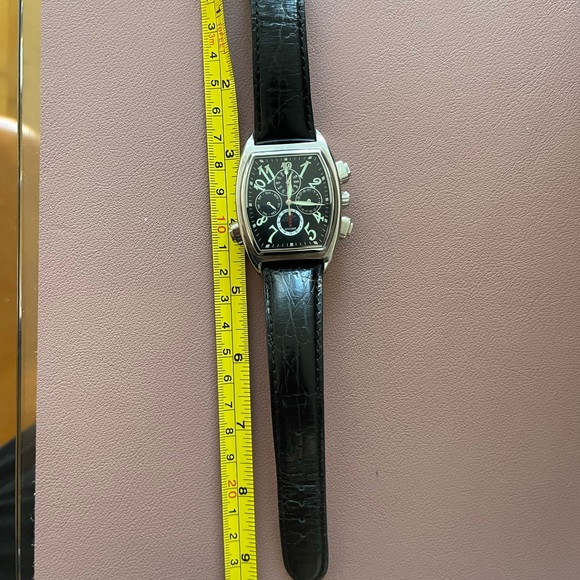 Automatic Watch for man scratch proof water resistant 3 ATM BLACK VGUC - Picture 12 of 16